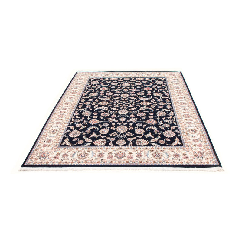 Alfombra Persa - Tabriz - Real - 202 x 151 cm - azul oscuro