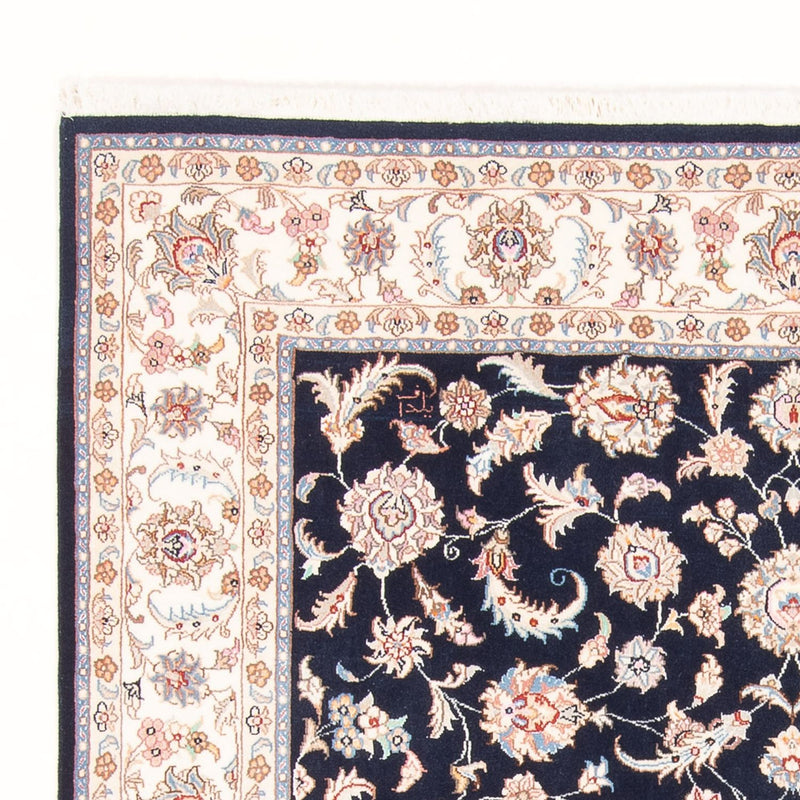 Alfombra Persa - Tabriz - Real - 200 x 149 cm - azul oscuro