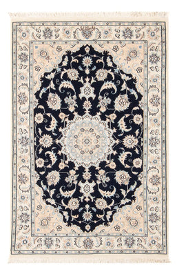 Alfombra Persa - Nain - Prima - 120 x 81 cm - azul oscuro