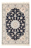 Alfombra Persa - Nain - Prima - 120 x 81 cm - azul oscuro