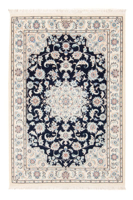 Alfombra Persa - Nain - Prima - 117 x 80 cm - azul oscuro