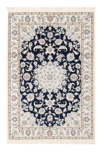 Alfombra Persa - Nain - Prima - 117 x 80 cm - azul oscuro