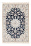 Alfombra Persa - Nain - Prima - 117 x 80 cm - azul oscuro
