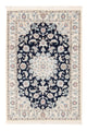 Alfombra Persa - Nain - Prima - 117 x 80 cm - azul oscuro