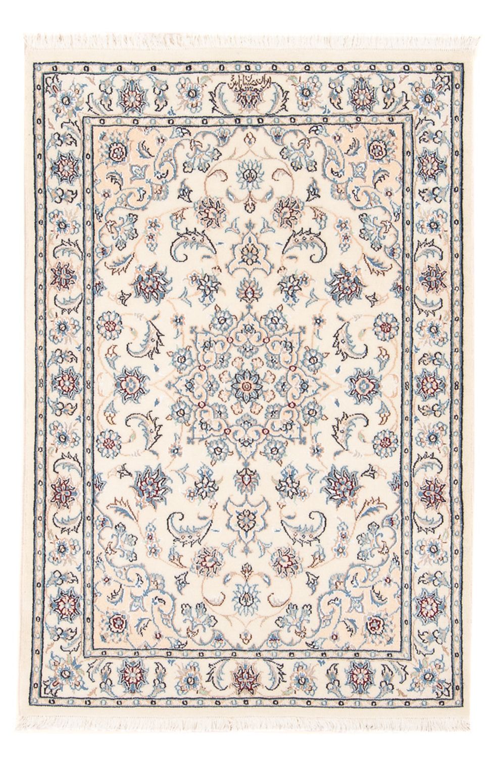 Alfombra Persa - Nain - Prima - 121 x 82 cm - crema