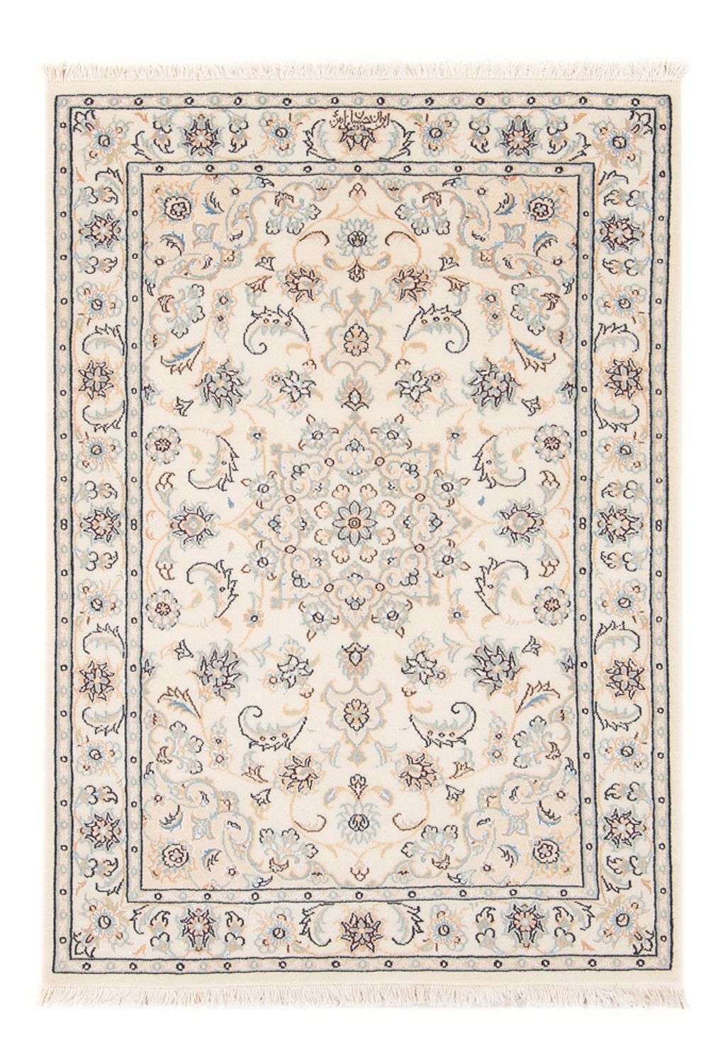 Alfombra Persa - Nain - Prima - 118 x 81 cm - crema
