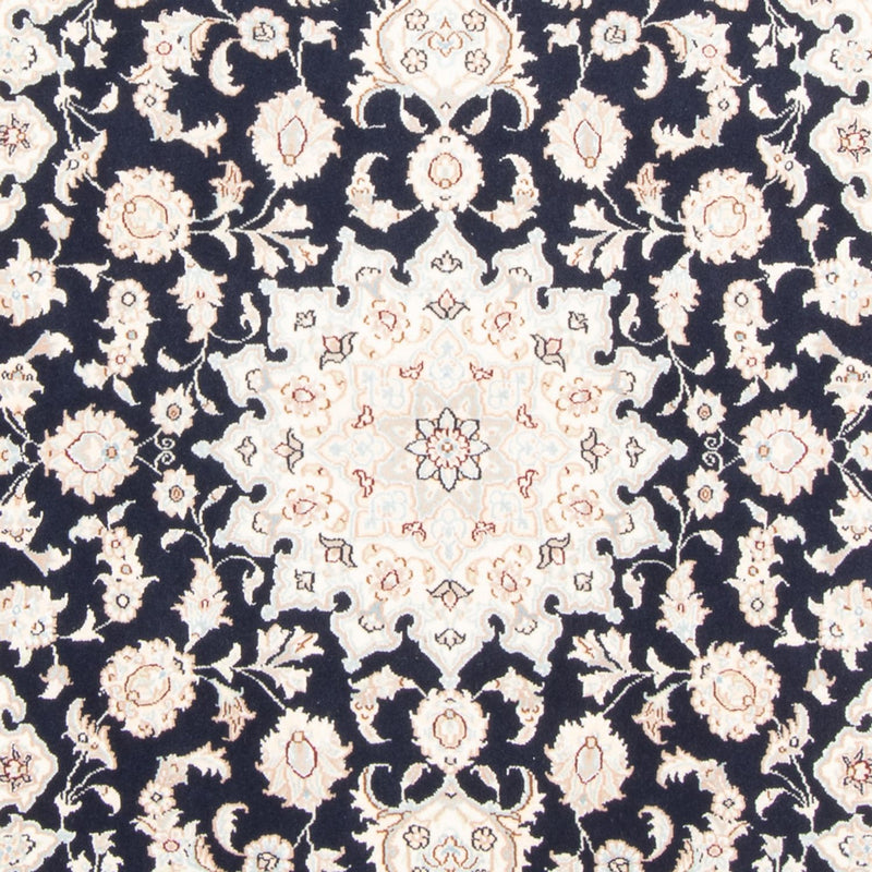 Alfombra Persa - Nain - Real - 173 x 121 cm - azul oscuro