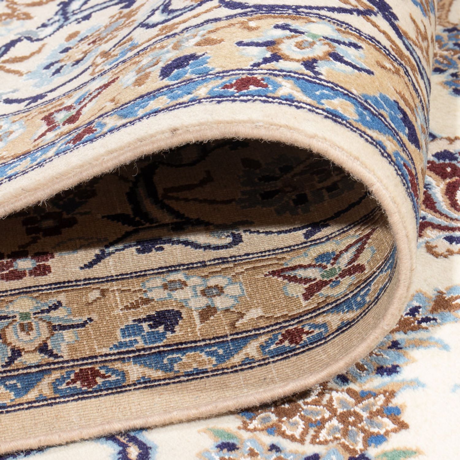 Alfombra Persa - Nain - Real - 278 x 200 cm - crema