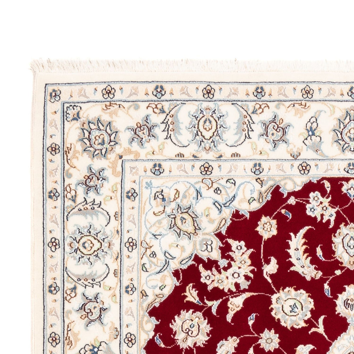 Alfombra Persa - Nain - Prima - 174 x 120 cm - rojo