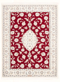 Alfombra Persa - Nain - Real - 152 x 107 cm - rojo