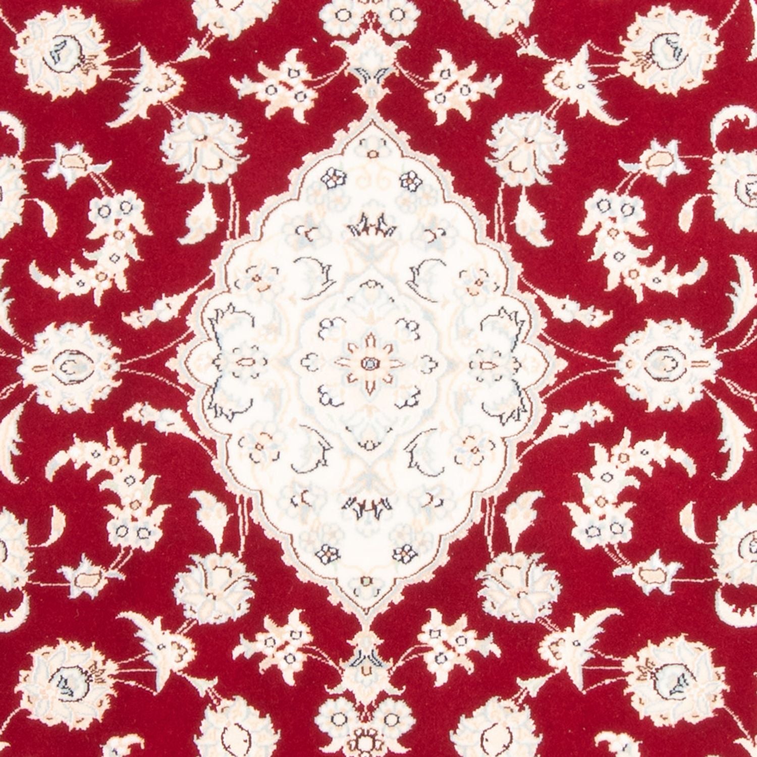 Alfombra Persa - Nain - Real - 152 x 107 cm - rojo