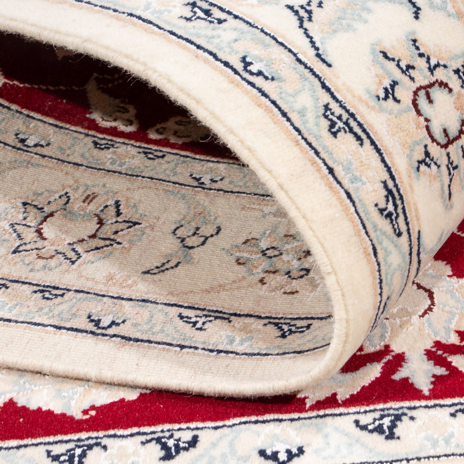Alfombra Persa - Nain - Real - 152 x 107 cm - rojo