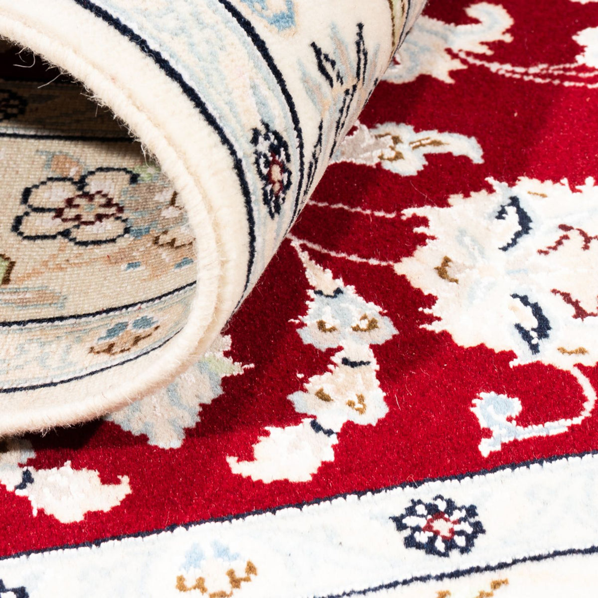 Alfombra Persa - Nain - Prima - 163 x 108 cm - rojo