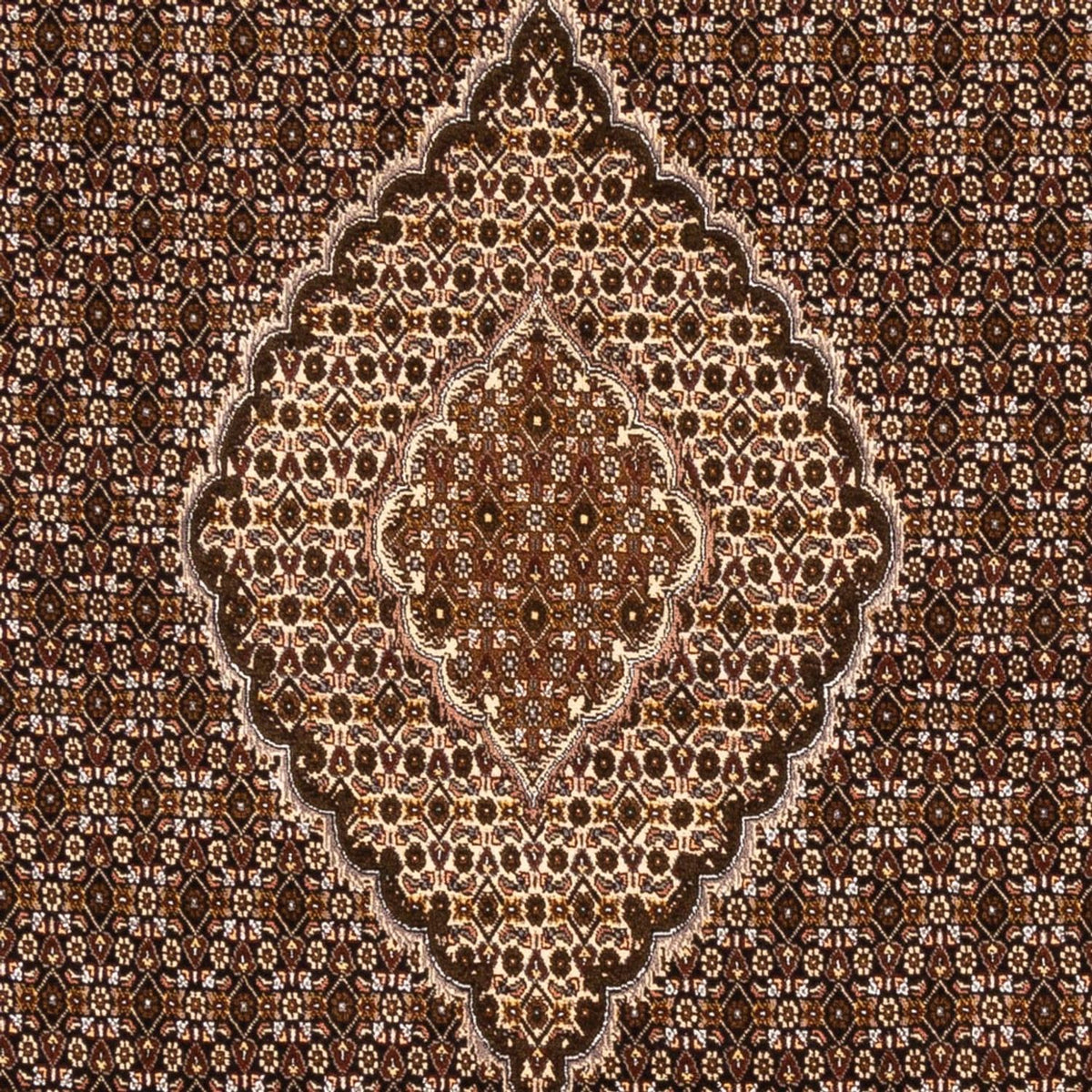 Alfombra Persa - Tabriz - Real - 241 x 170 cm - negro