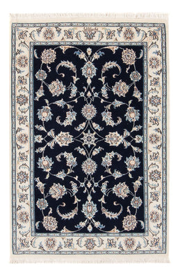Alfombra Persa - Nain - Prima - 121 x 78 cm - azul oscuro