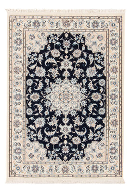Alfombra Persa - Nain - Prima - 123 x 83 cm - azul oscuro