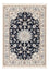 Alfombra Persa - Nain - Prima - 123 x 83 cm - azul oscuro