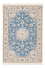 Alfombra Persa - Nain - Prima - 121 x 80 cm - azul claro