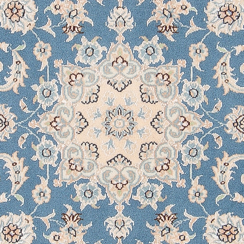 Alfombra Persa - Nain - Prima - 121 x 80 cm - azul claro