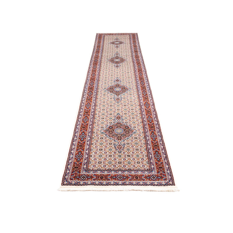 Alfombra de pasillo Alfombra persa - Clásica - 397 x 78 cm - crema