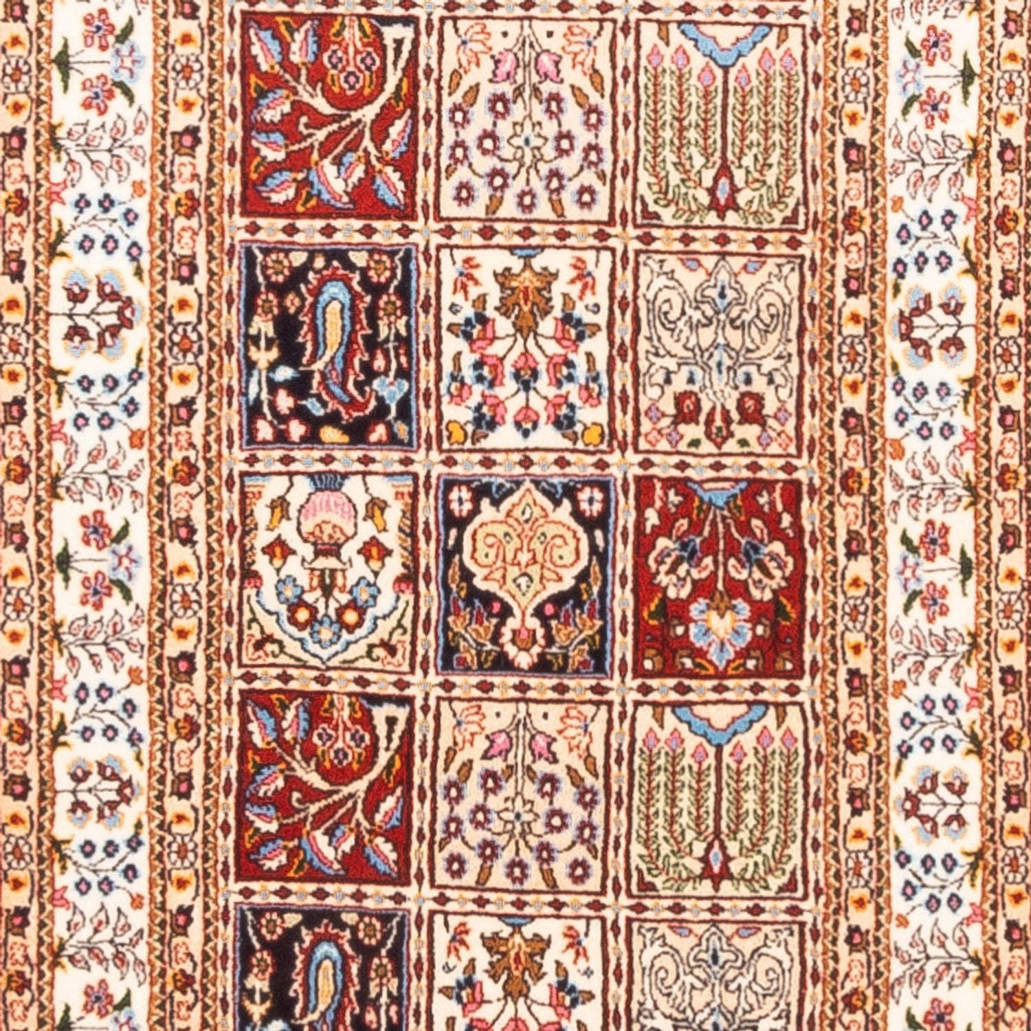 Alfombra de pasillo Alfombra persa - Clásica - 386 x 78 cm - multicolor