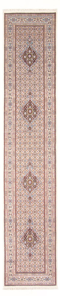 Alfombra de pasillo Alfombra persa - Clásica - 398 x 76 cm - crema