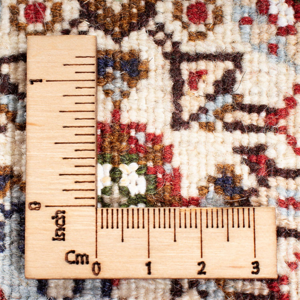 Alfombra de pasillo Alfombra persa - Clásica - 398 x 76 cm - crema