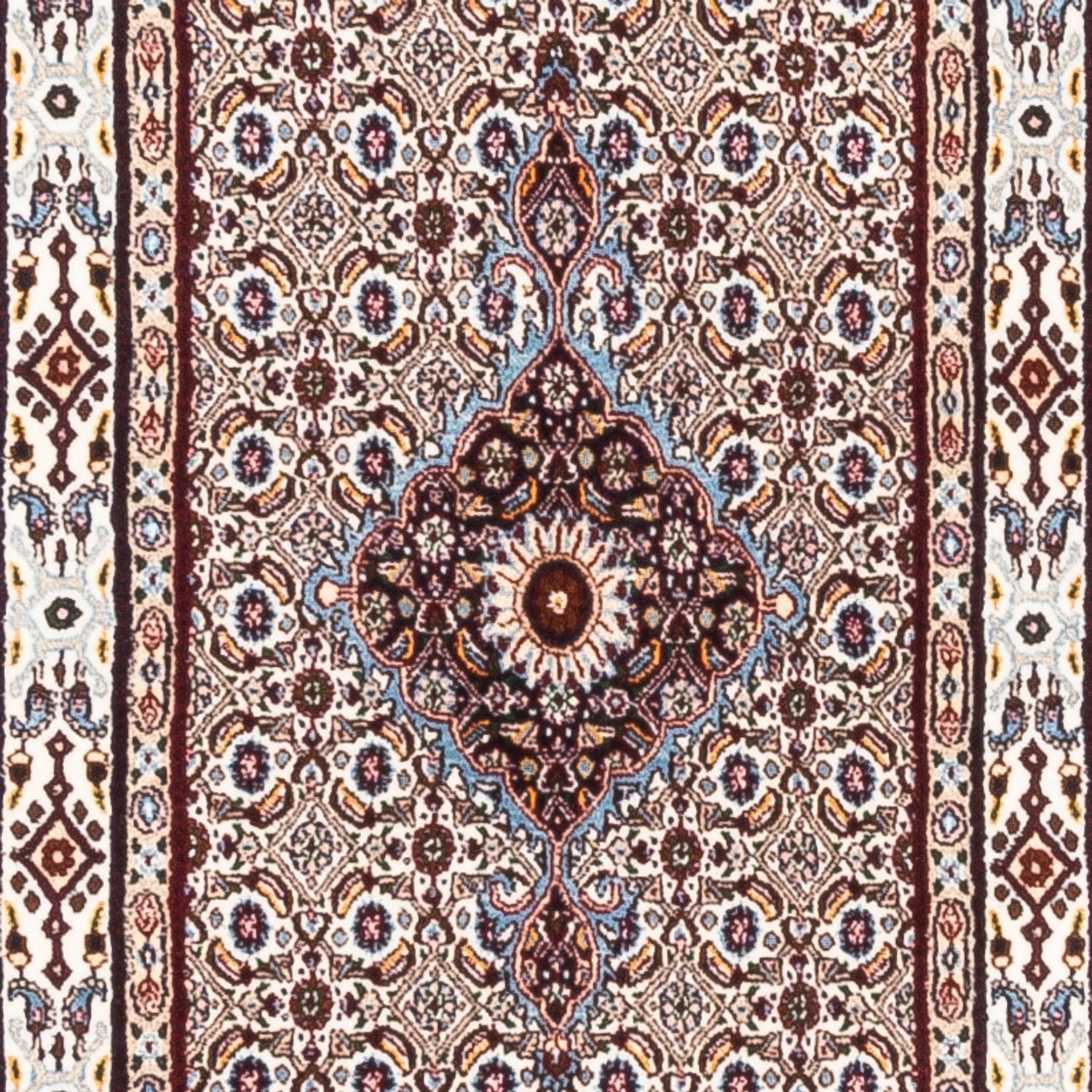 Alfombra de pasillo Alfombra persa - Clásica - 242 x 75 cm - crema