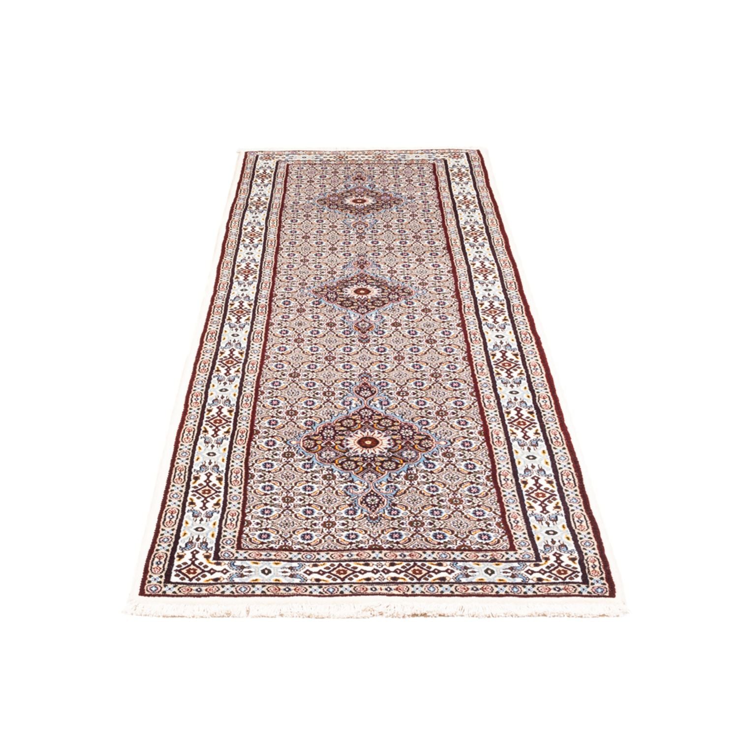 Alfombra de pasillo Alfombra persa - Clásica - 242 x 75 cm - crema