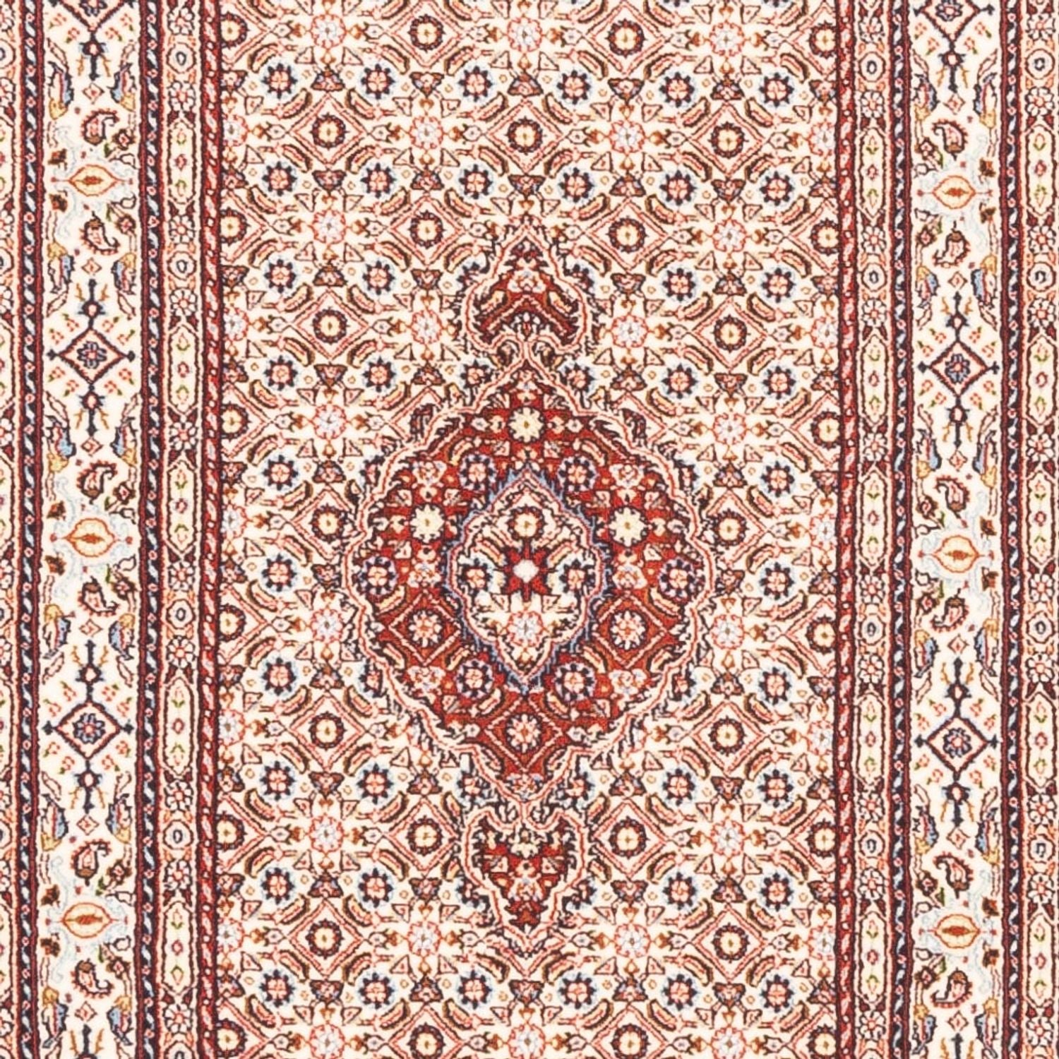 Alfombra de pasillo Alfombra persa - Clásica - 395 x 79 cm - crema