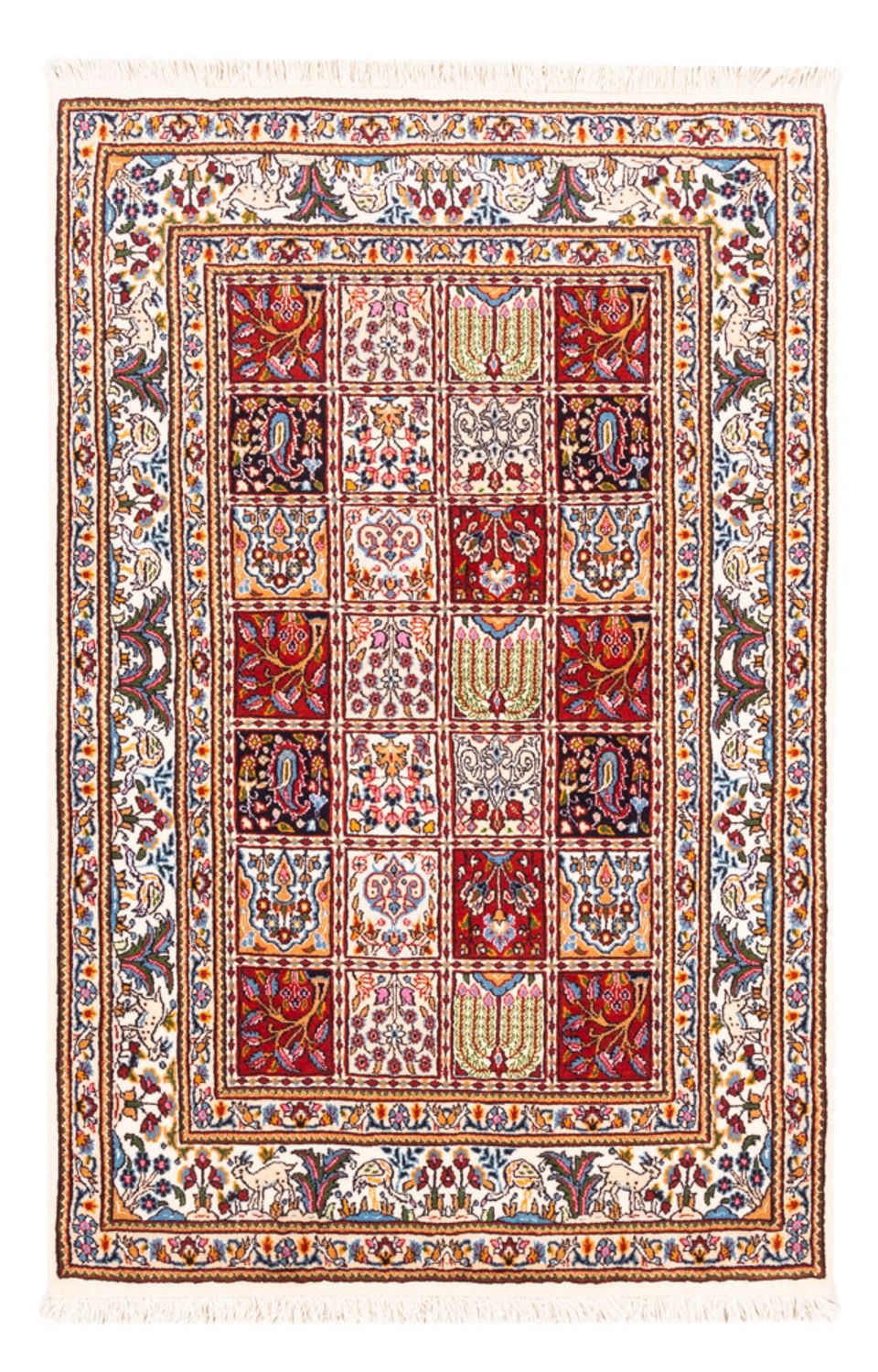 Alfombra persa - Clásica - 149 x 97 cm - multicolor