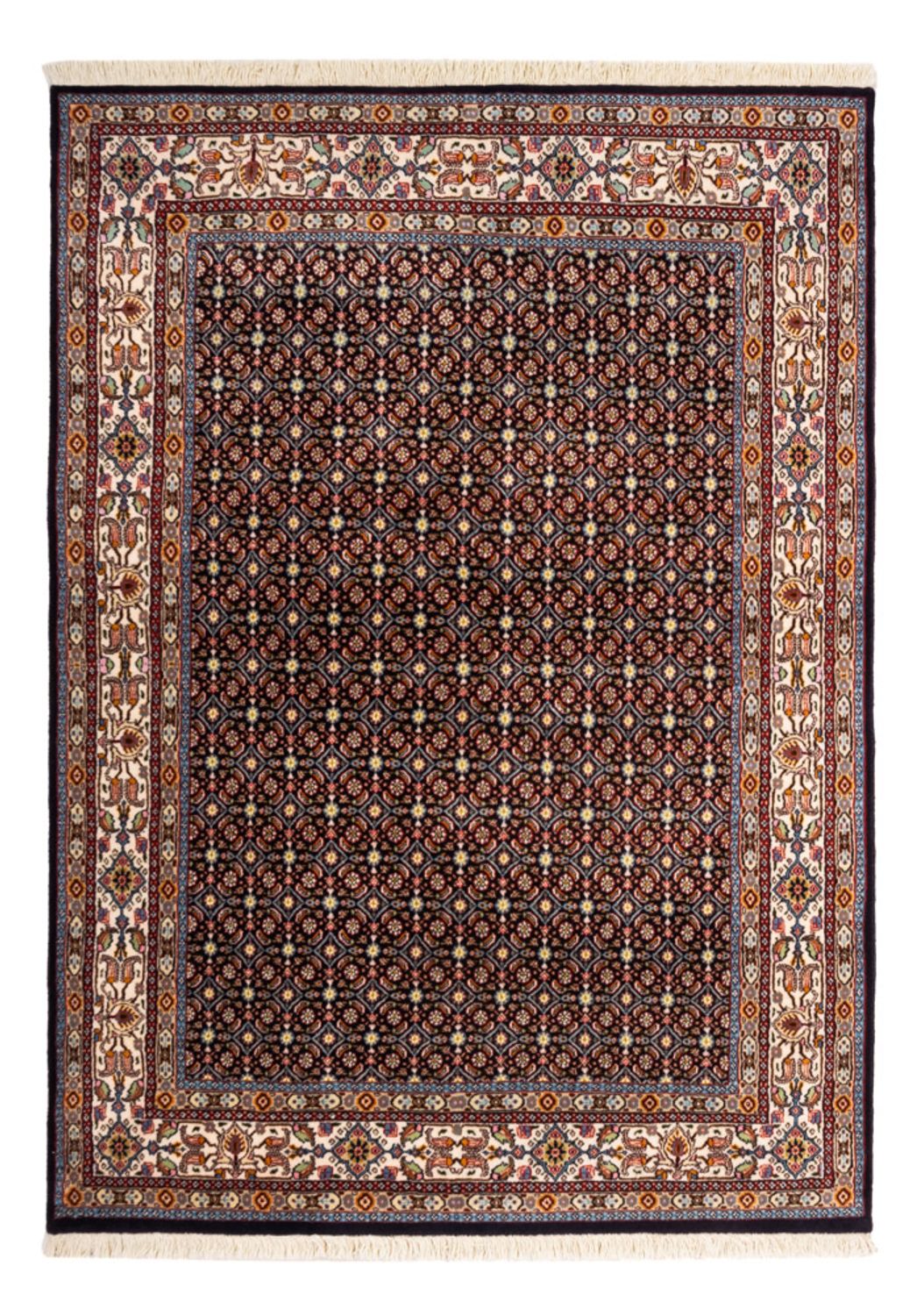 Alfombra persa - Clásica - 188 x 139 cm - azul oscuro
