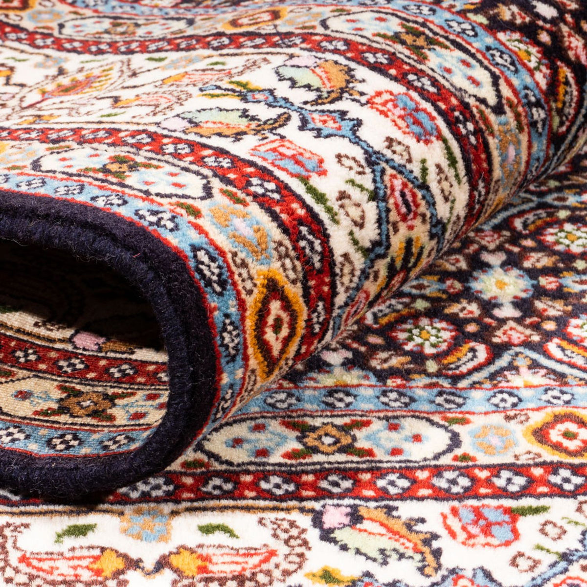 Alfombra persa - Clásica - 188 x 139 cm - azul oscuro