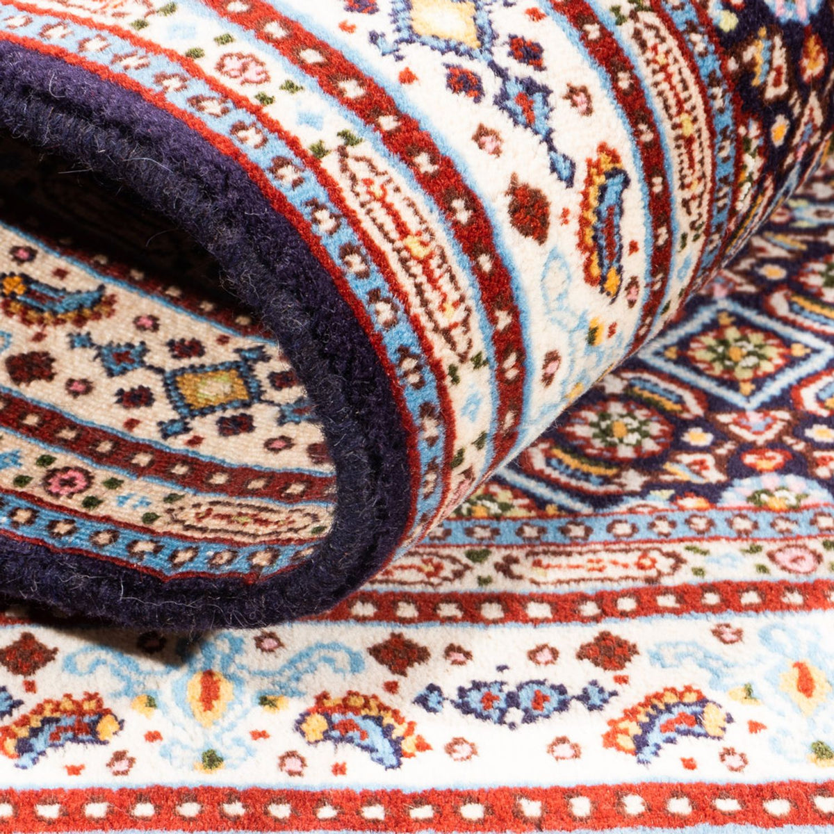 Alfombra persa - Clásica - 120 x 80 cm - azul oscuro