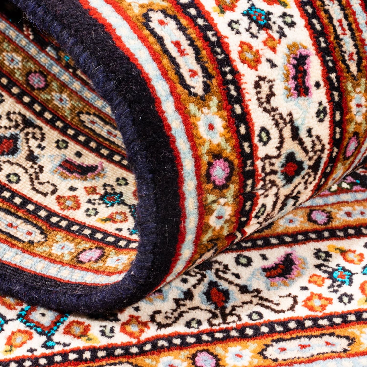 Alfombra persa - Clásica - 120 x 80 cm - azul oscuro