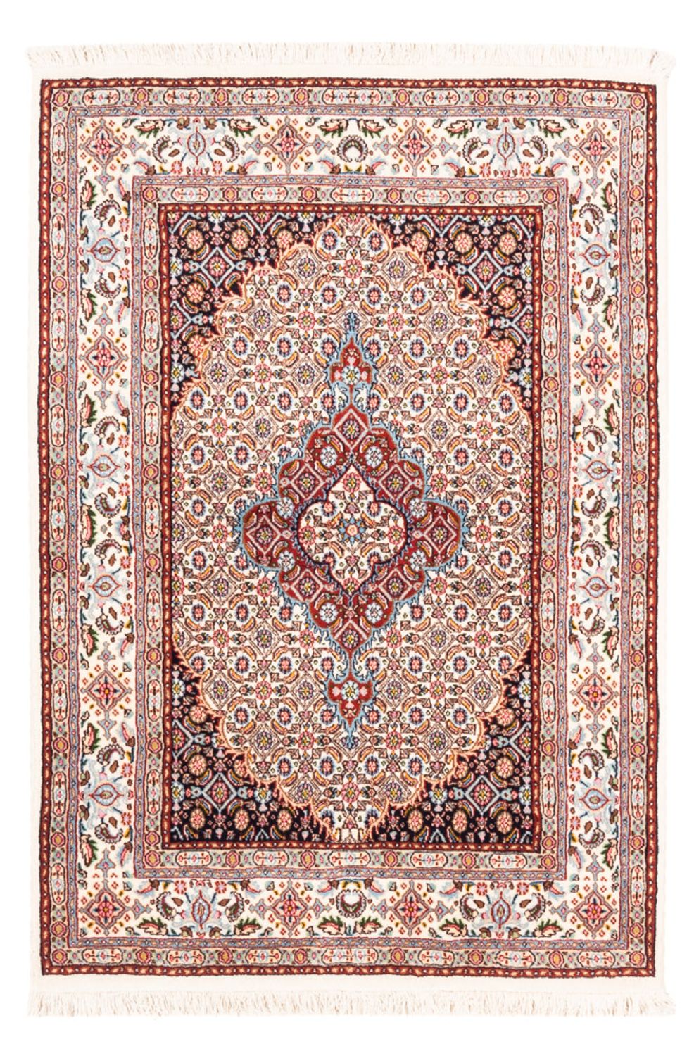 Alfombra persa - Clásica - 140 x 96 cm - crema