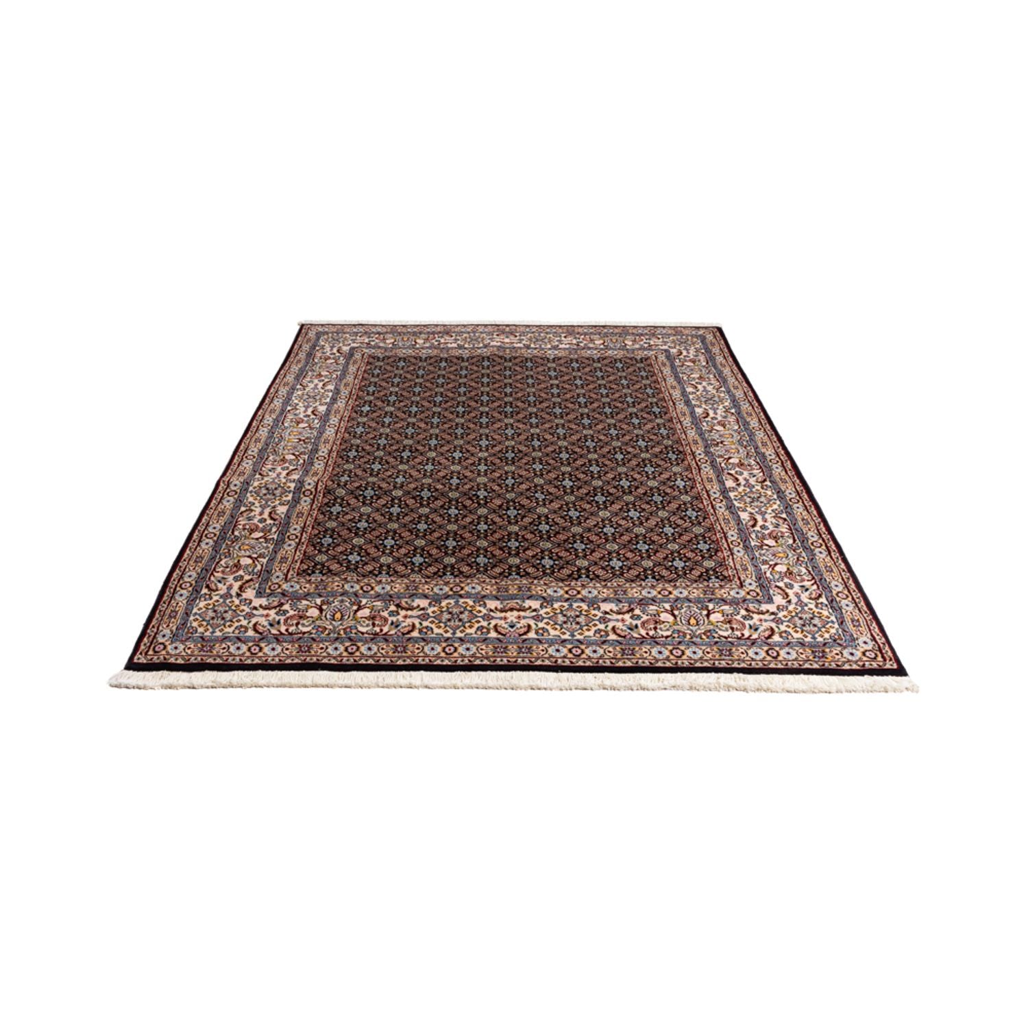 Alfombra persa - Clásica - 195 x 144 cm - azul oscuro