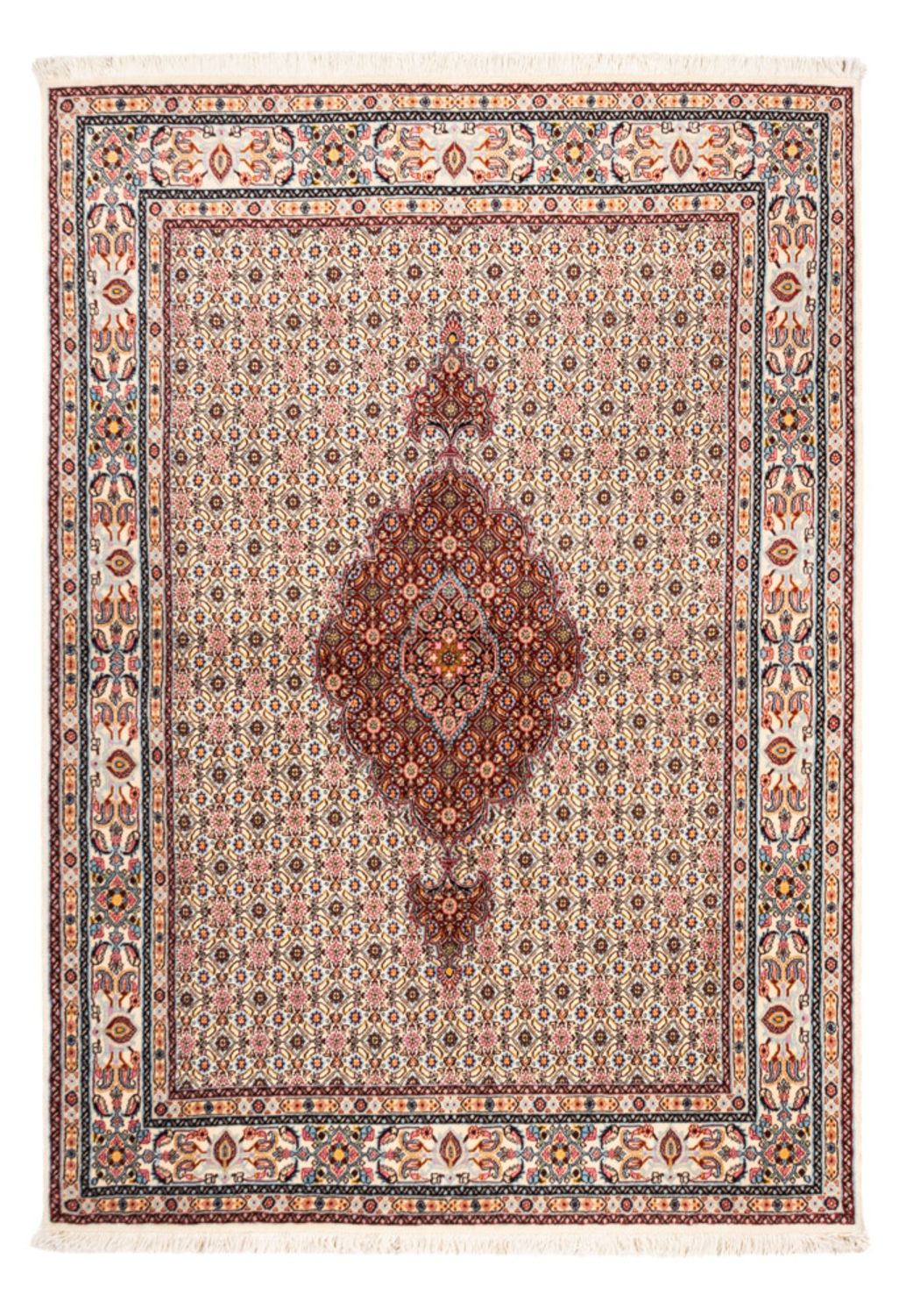 Alfombra persa - Clásica - 195 x 141 cm - beige