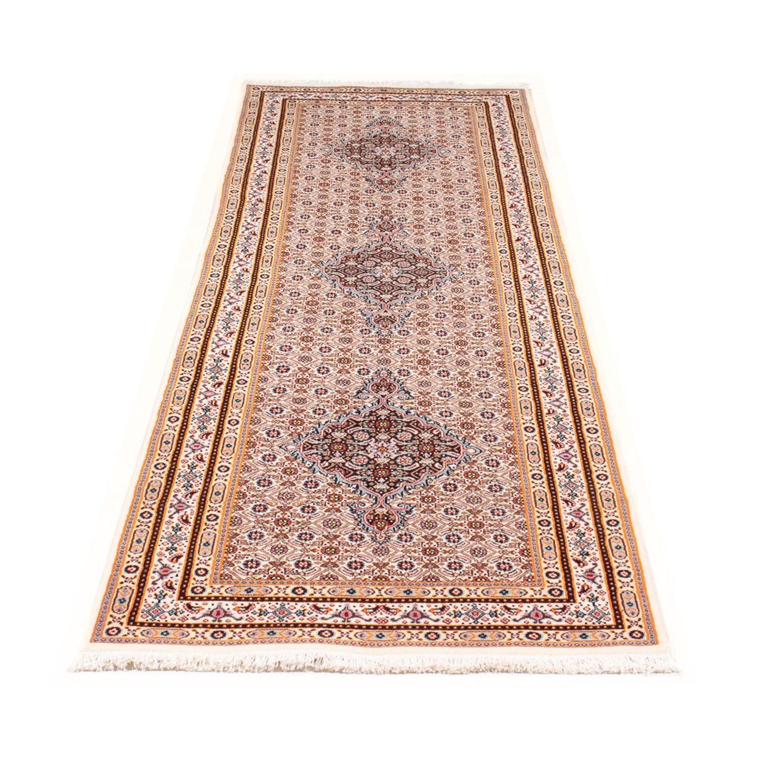 Alfombra de pasillo Alfombra persa - Clásica - 238 x 77 cm - crema