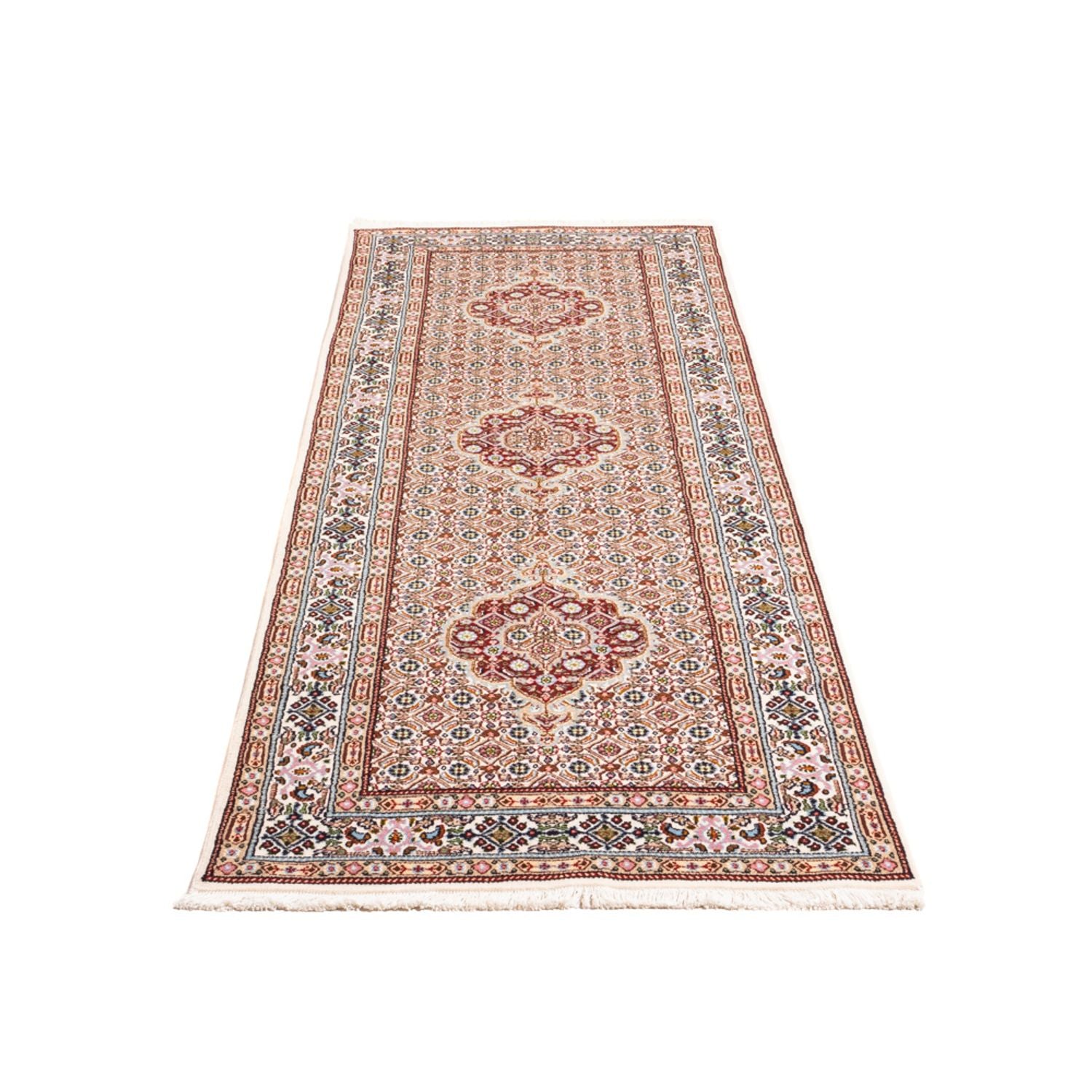 Alfombra de pasillo Alfombra persa - Clásica - 245 x 77 cm - crema