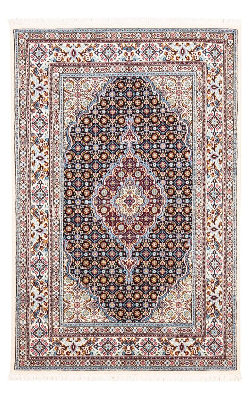 Alfombra persa - Clásica - 148 x 99 cm - azul oscuro