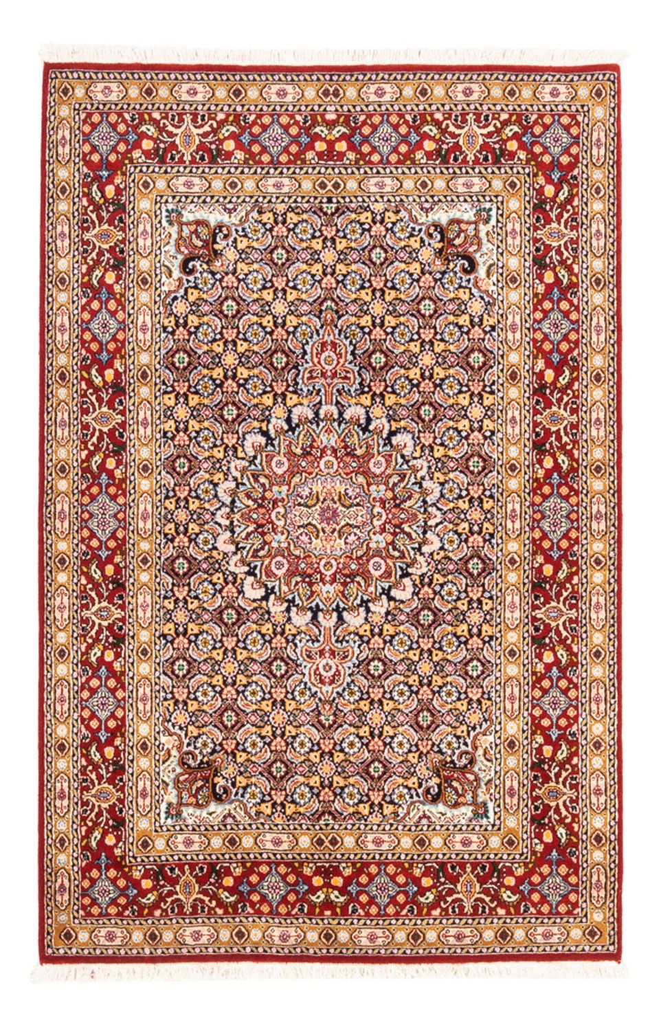 Alfombra persa - Clásica - 140 x 96 cm - azul oscuro