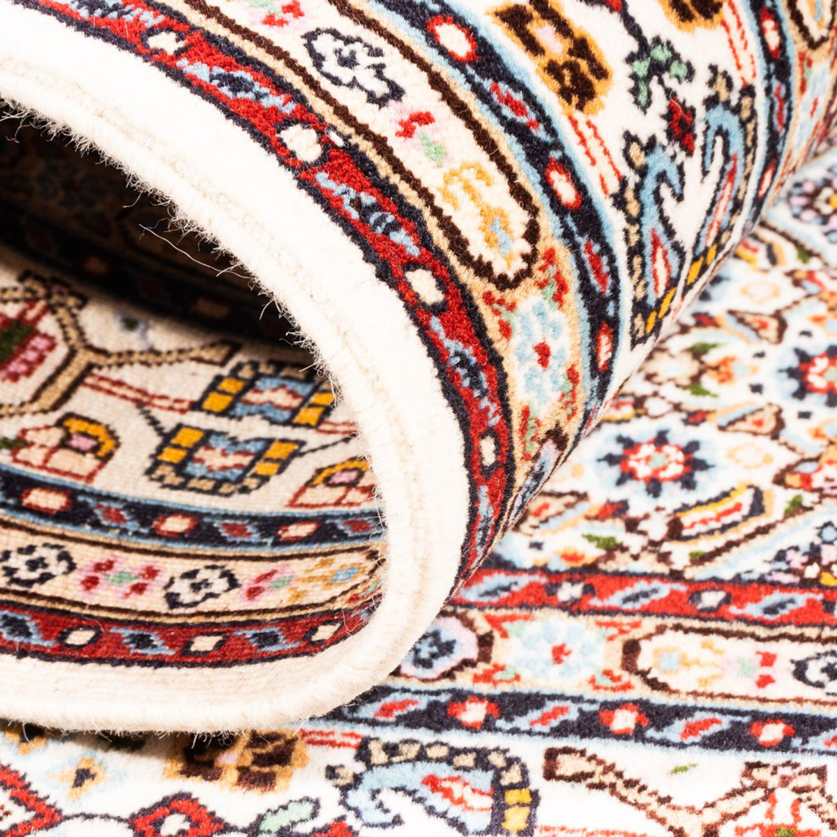 Alfombra persa - Clásica - 125 x 76 cm - beige