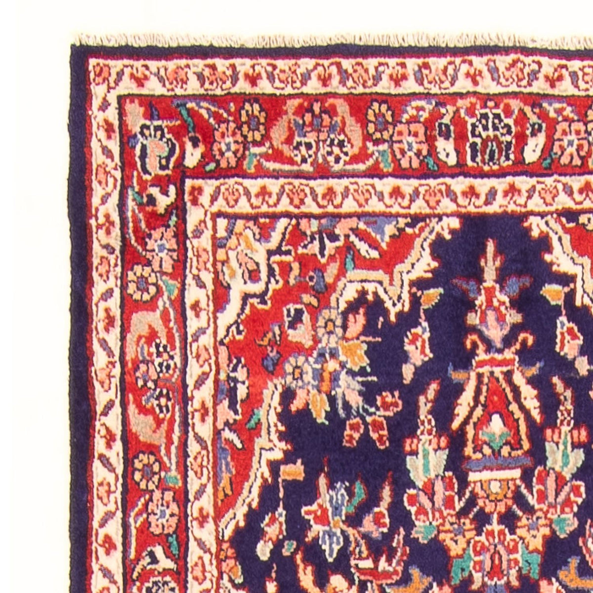 Alfombra de pasillo Alfombra persa - Nómada - 313 x 108 cm - azul oscuro