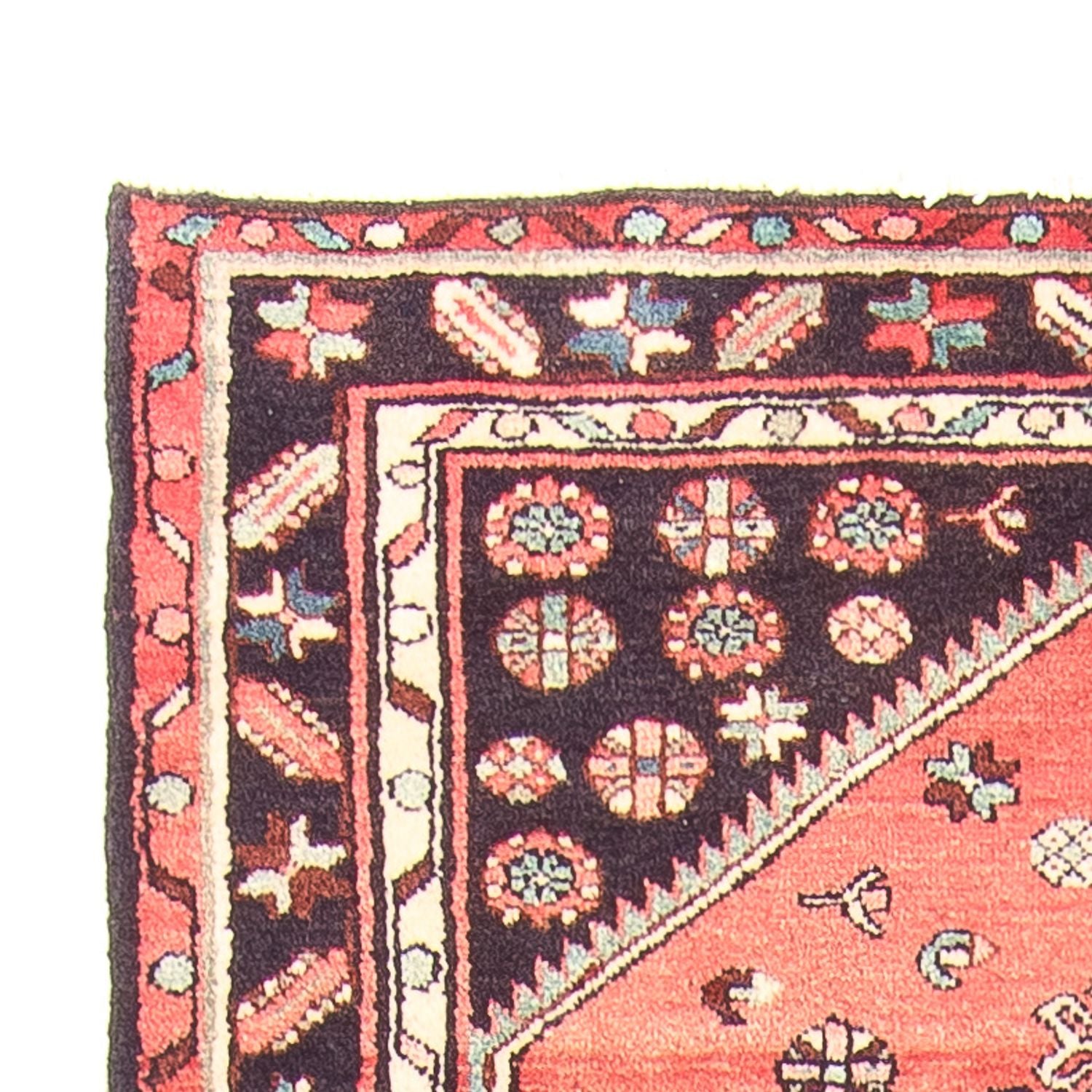 Alfombra de pasillo Alfombra persa - Nómada - 286 x 110 cm - rojo