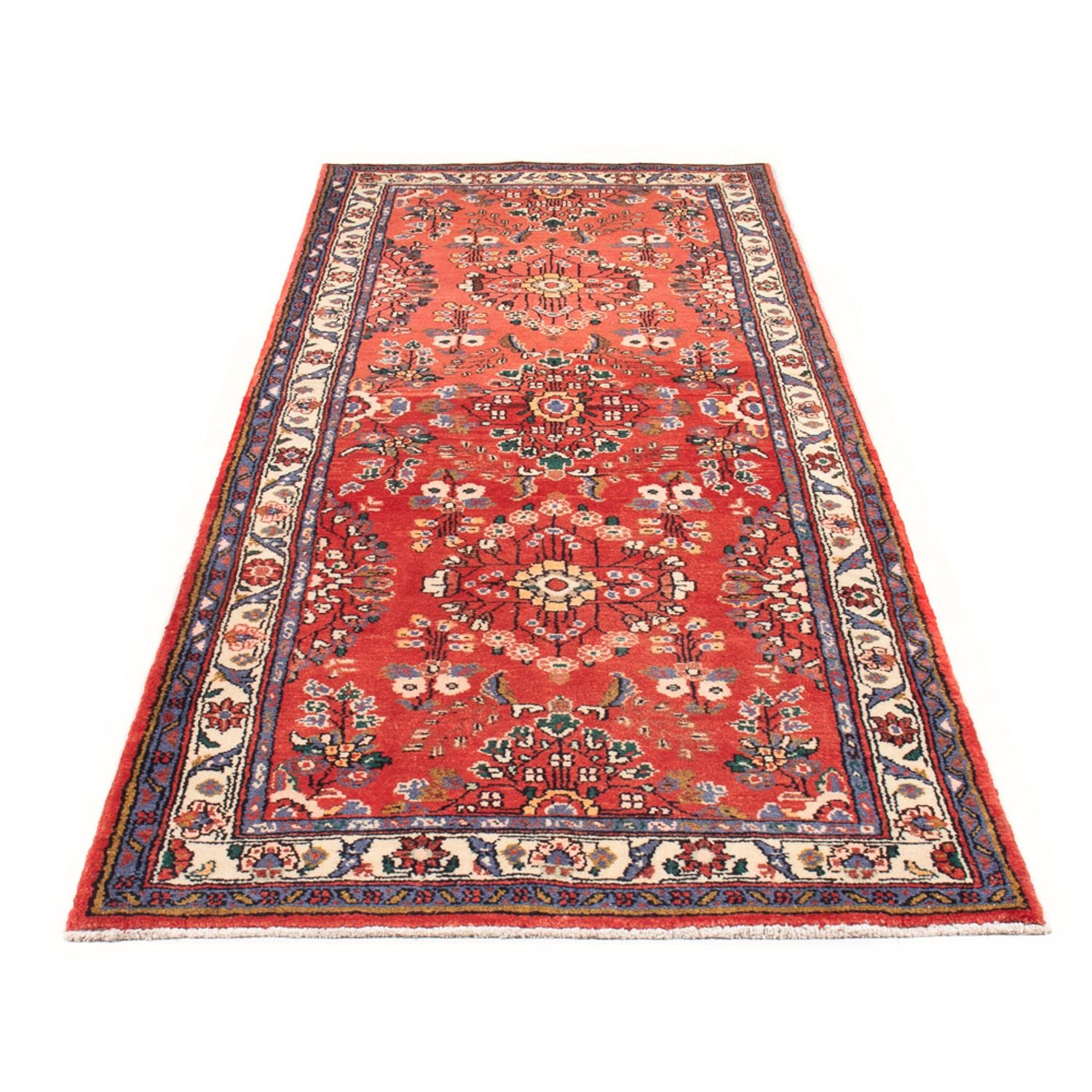 Alfombra de pasillo Alfombra persa - Clásica - 298 x 107 cm - rojo