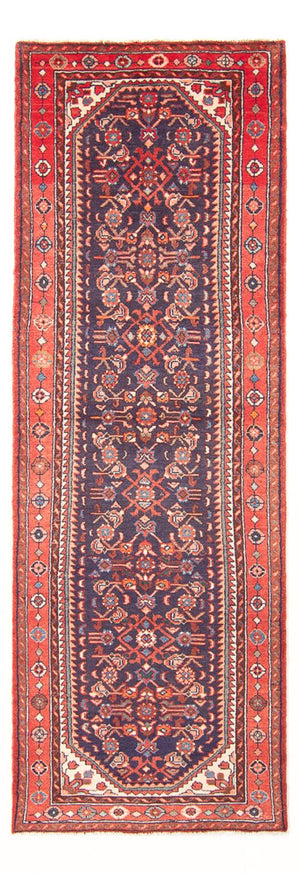 Alfombra de pasillo Alfombra persa - Nómada - 305 x 104 cm - azul oscuro