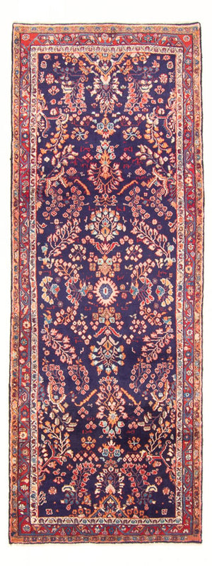 Alfombra de pasillo Alfombra persa - Clásica - 298 x 110 cm - azul oscuro