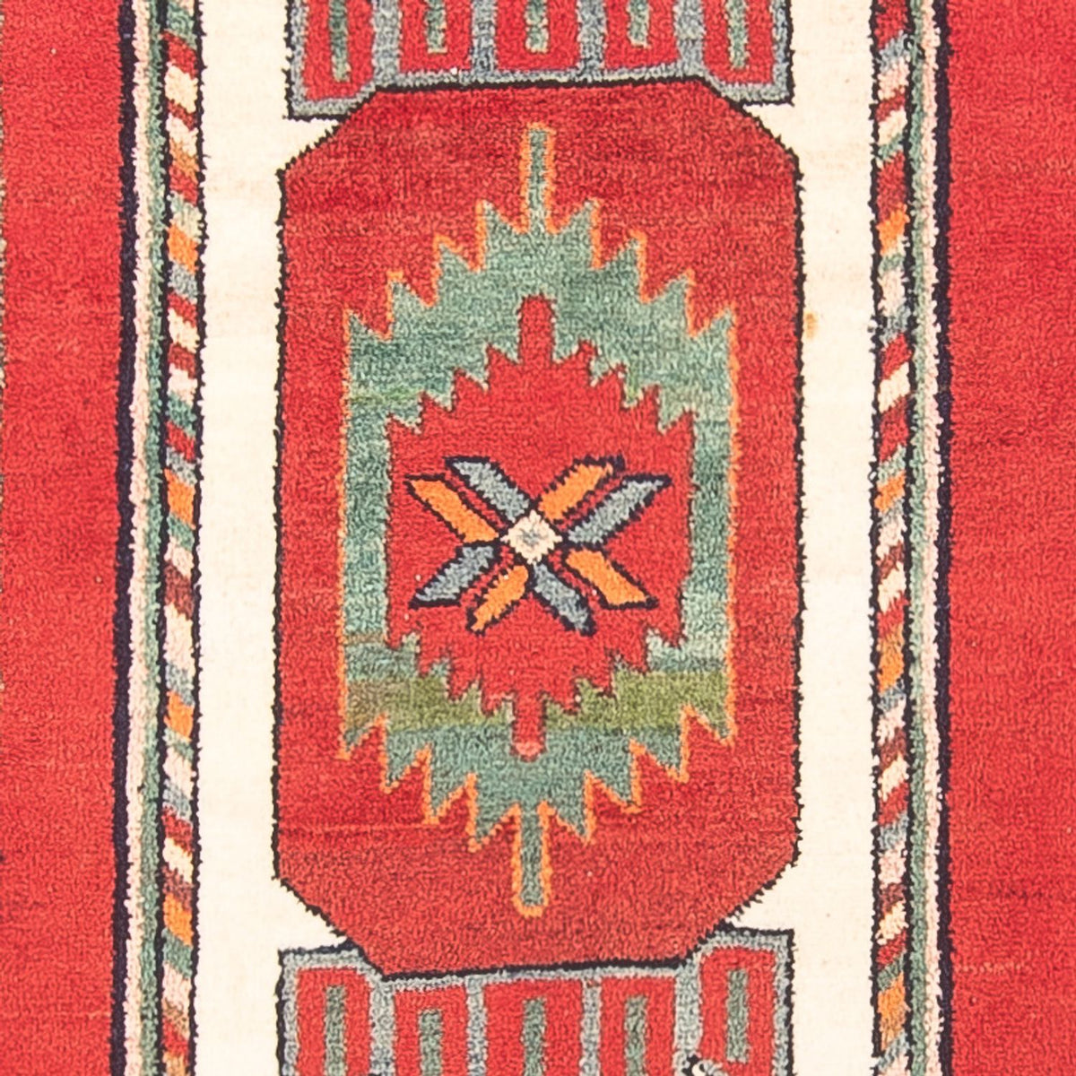 Alfombra de pasillo Alfombra persa - Nómada - 320 x 113 cm - rojo