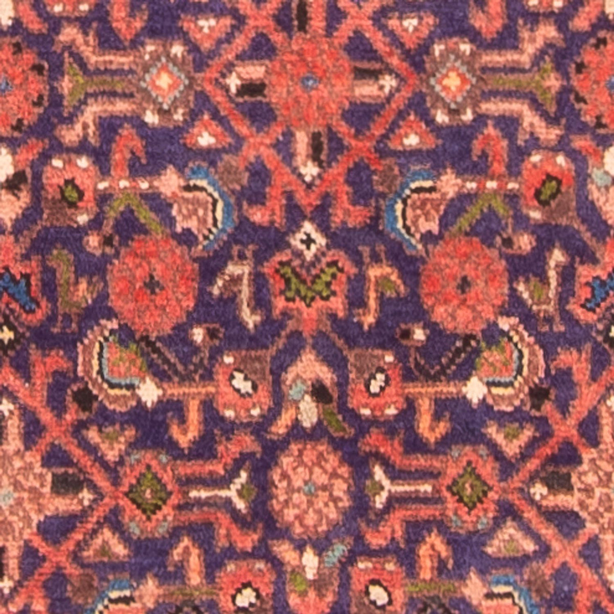 Alfombra de pasillo Alfombra persa - Nómada - 308 x 118 cm - azul oscuro